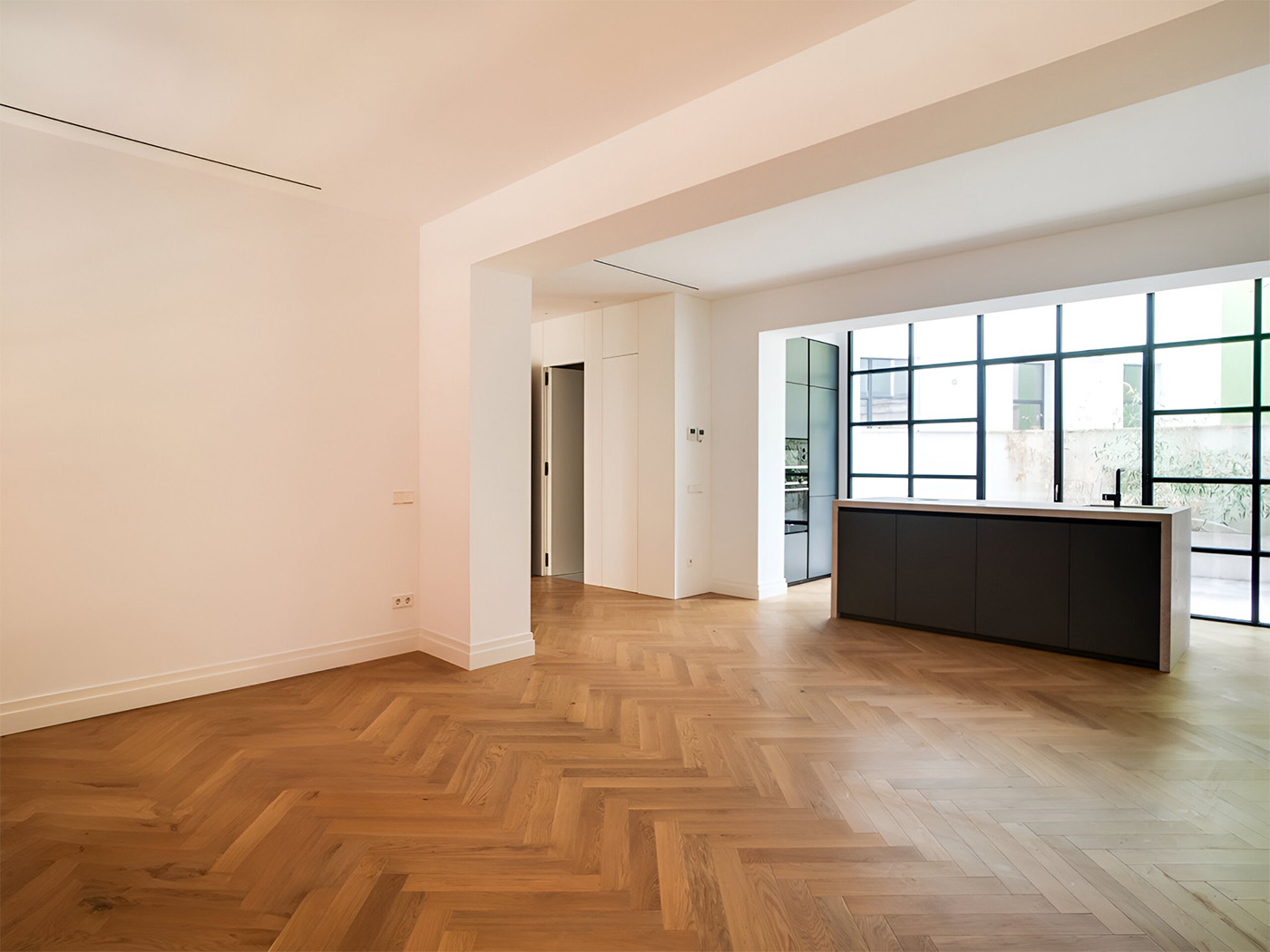 Offener Wohn- und Essbereich der Luxusapartments in Palma